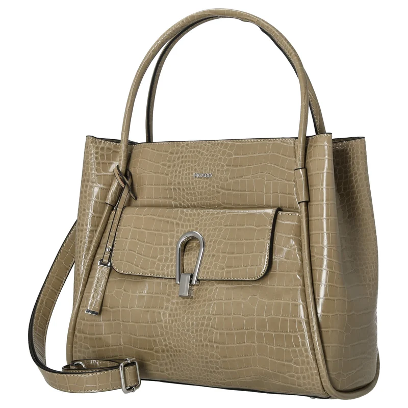 Picard Croco - Henkeltasche 36 cm Synthetik (cactus)