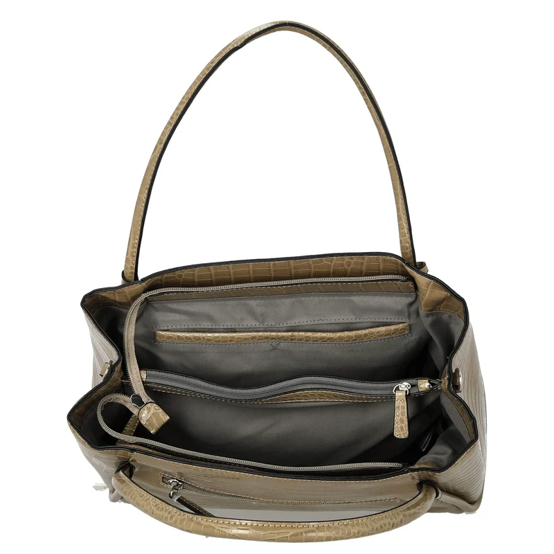 Picard Croco - Henkeltasche 36 cm Synthetik (cactus)