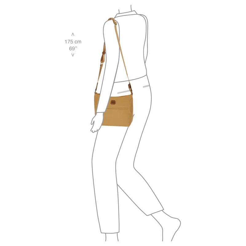 Brics X-Bag - Schultertasche 25 cm (honey)