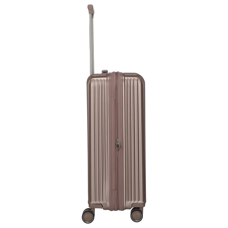 Travelite Paros - 4-Rollen-Trolley M 65 cm erw. (cappuccino)