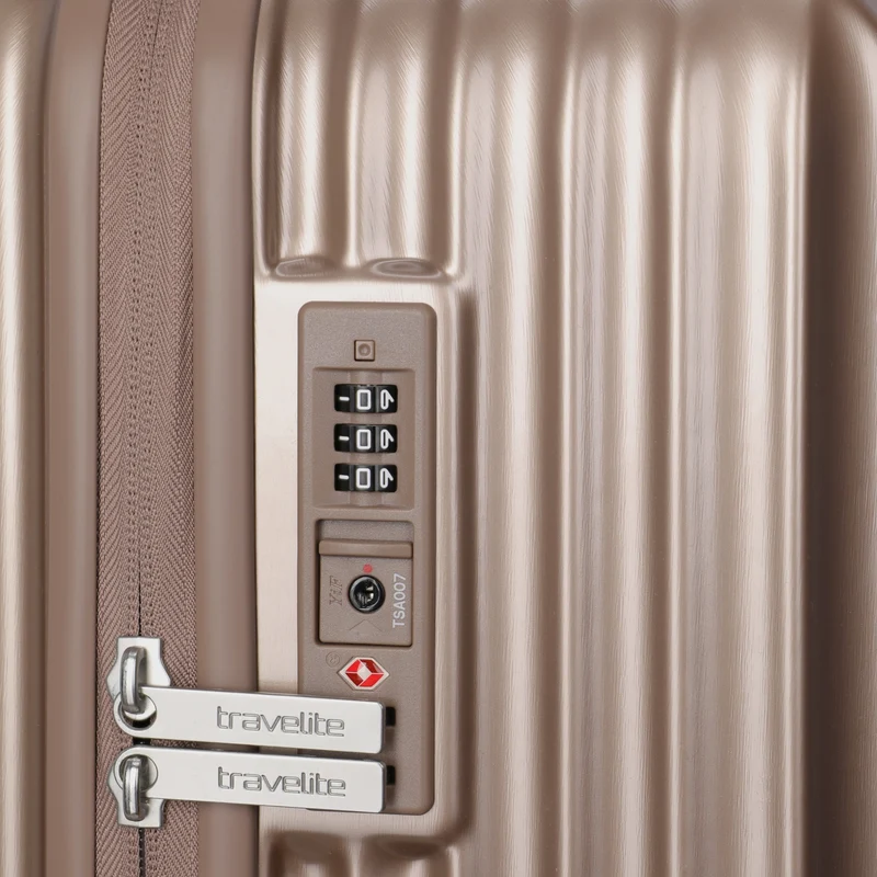 Travelite Paros - 4-Rollen-Kabinentrolley S 55 cm (cappuccino)