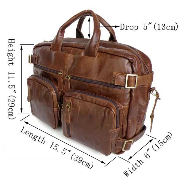 Umhängetasche und Lederrucksack 2-in-1 Vintage Leder braun