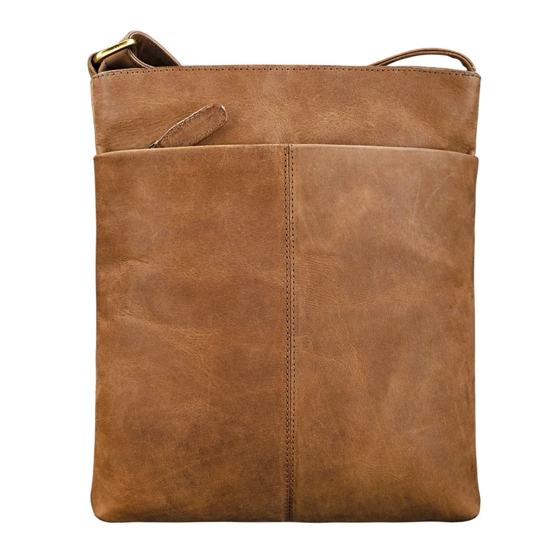 "Juliane" Ledertasche klein ocker - braun