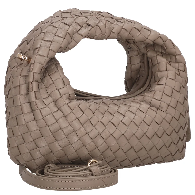 Les Visionnaires Greta Micro Weave Silky - Henkeltasche 20 cm (cappuccino beige)