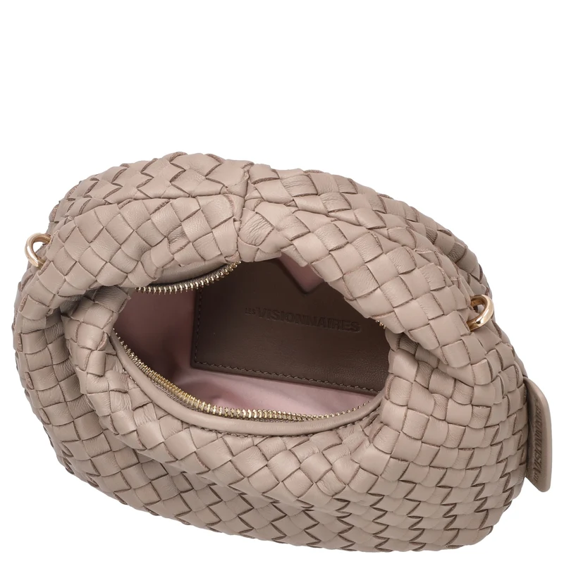 Les Visionnaires Greta Micro Weave Silky - Henkeltasche 20 cm (cappuccino beige)