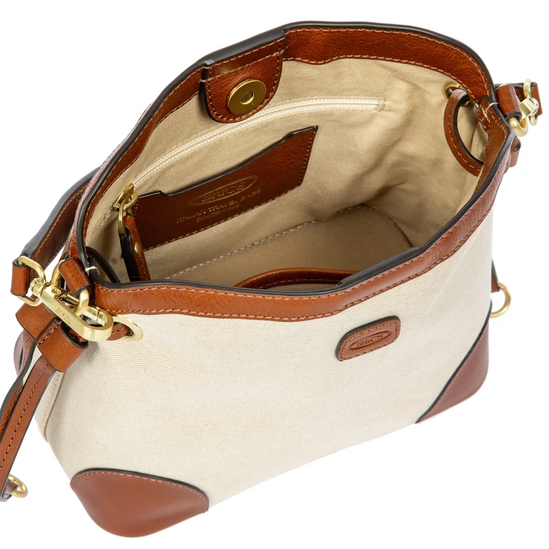 Brics Volterra Trama - Henkeltasche 20 cm (cappuccino)
