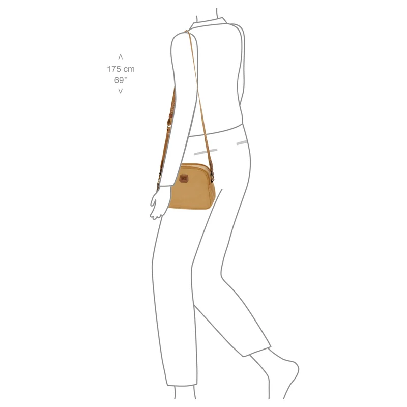 Brics X-Bag - Umhängetasche 22 cm (honey)