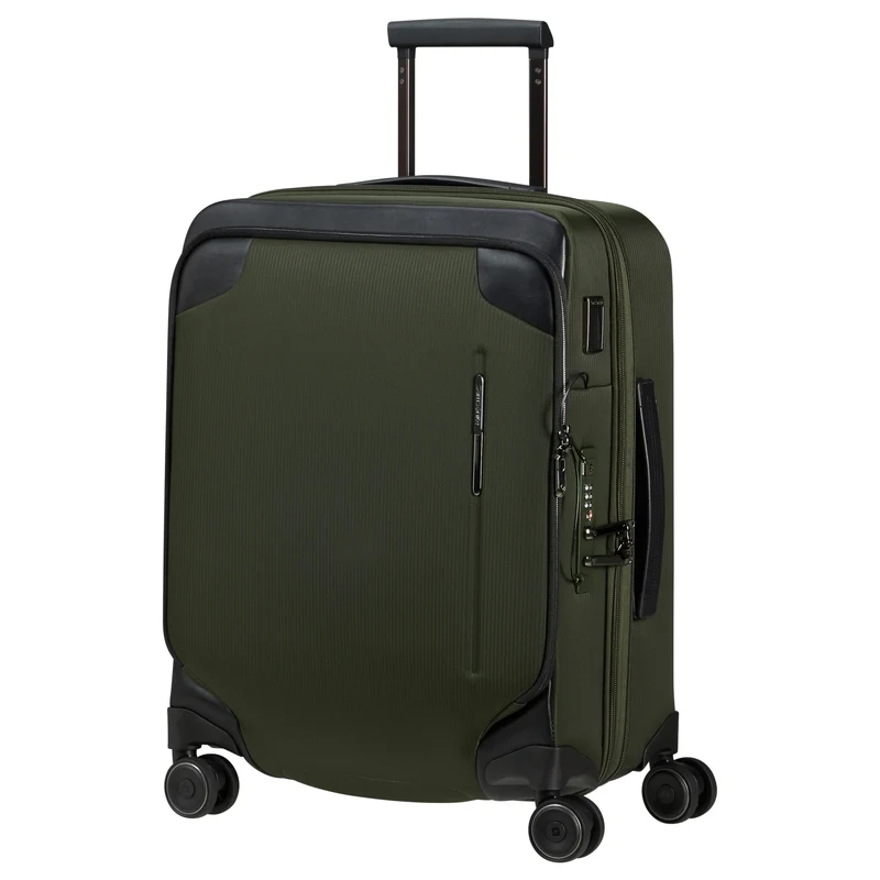 Samsonite Splendix - 4-Rollen-Kabinentrolley S 55 cm erw. (grün/schwarz)