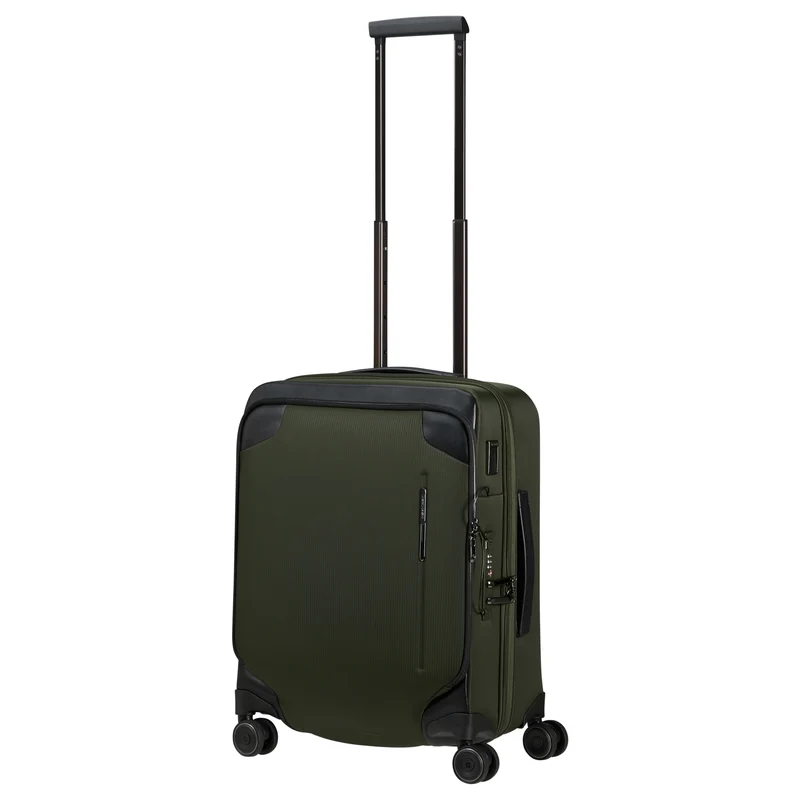 Samsonite Splendix - 4-Rollen-Kabinentrolley S 55 cm erw. (grün/schwarz)