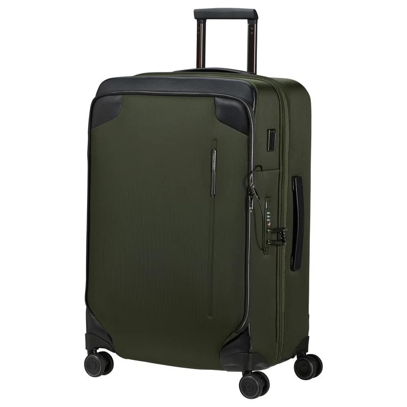 Samsonite Splendix - 4-Rollen-Trolley M 67 cm erw. (grün/schwarz)