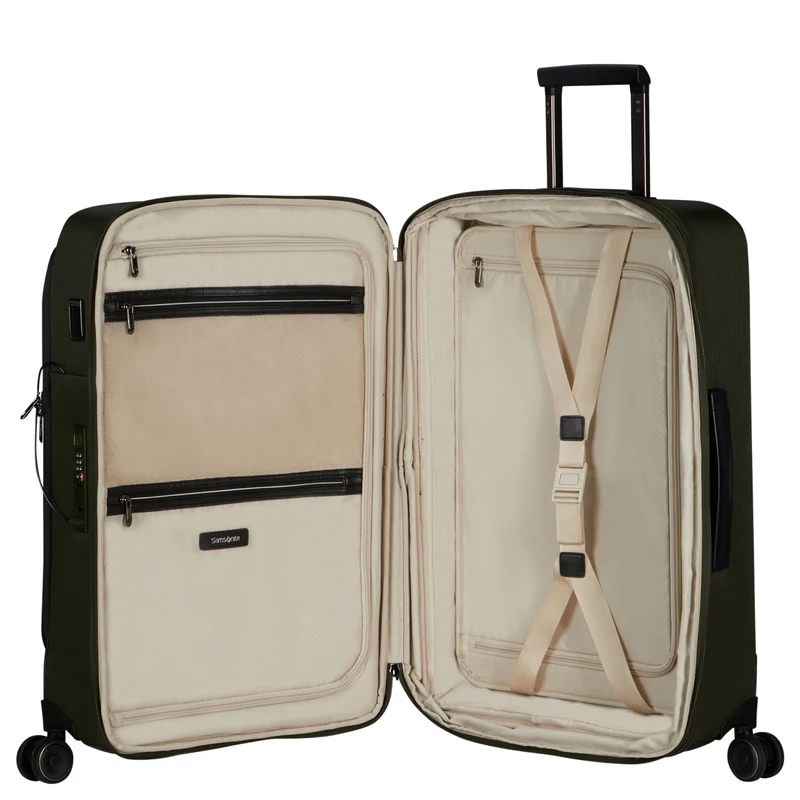 Samsonite Splendix - 4-Rollen-Trolley M 67 cm erw. (grün/schwarz)