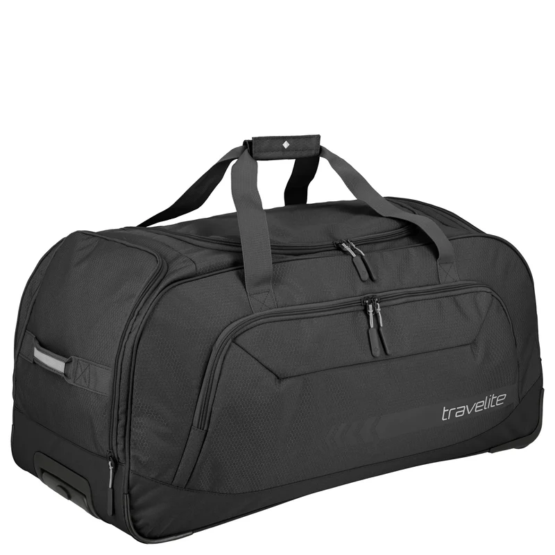 Travelite Kick Off - Rollenreisetasche XL 77 cm (schwarz)