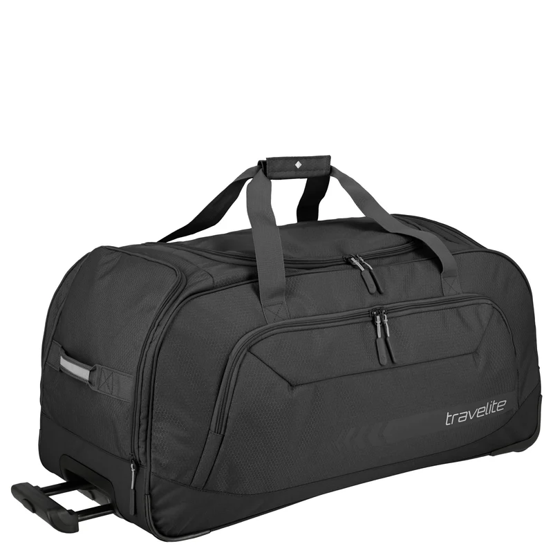 Travelite Kick Off - Rollenreisetasche XL 77 cm (schwarz)
