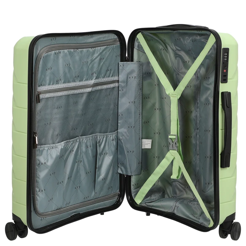 D&N Travel Line 4100 - 4-Rollen-Trolley M 64 cm (lime green)