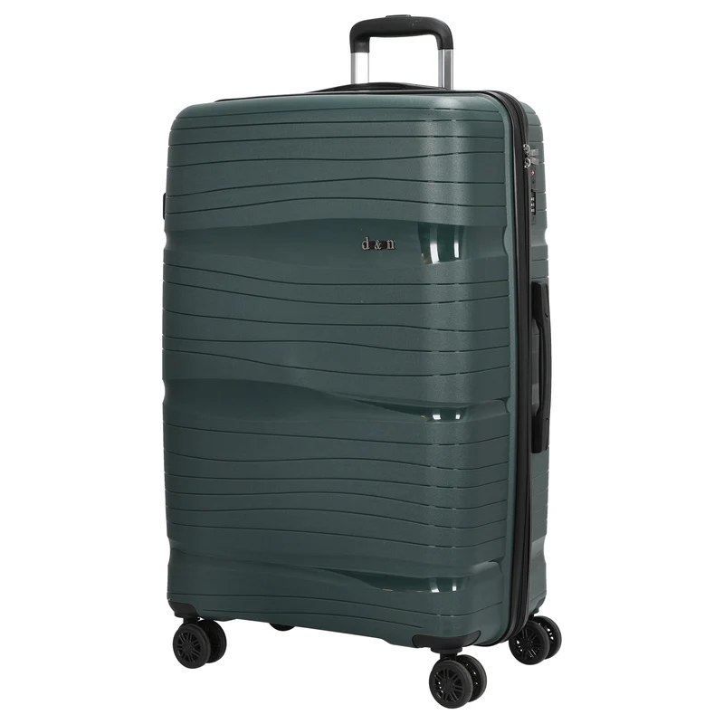D&N Travel Line 4300 - 4-Rollen-Trolley L 76 cm (dunkelgrün)