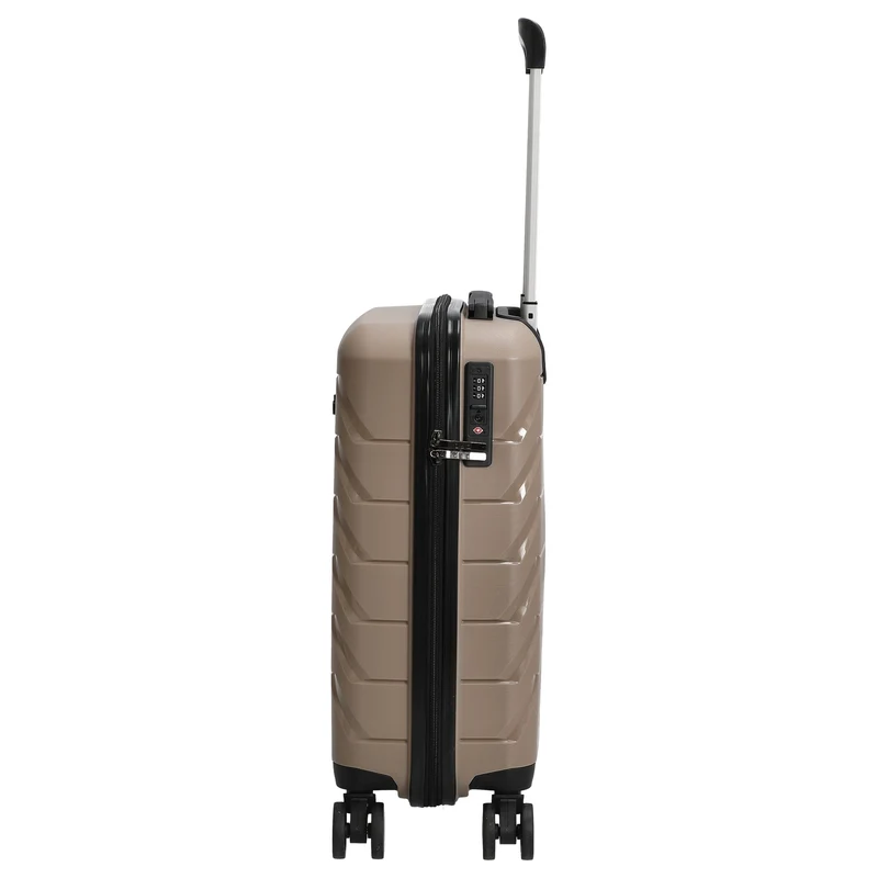 D&N Travel Line 4100 - 4-Rollen-Kabinentrolley S 54 cm (taupe)