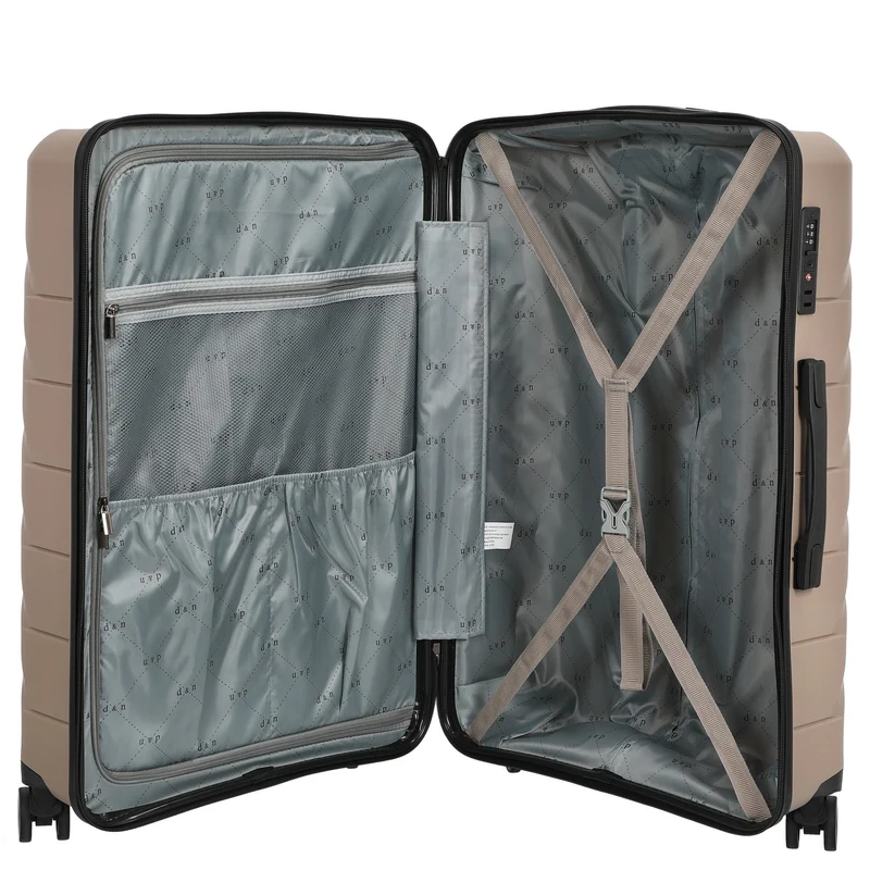 D&N Travel Line 4100 - 4-Rollen-Trolley L 74 cm (taupe)