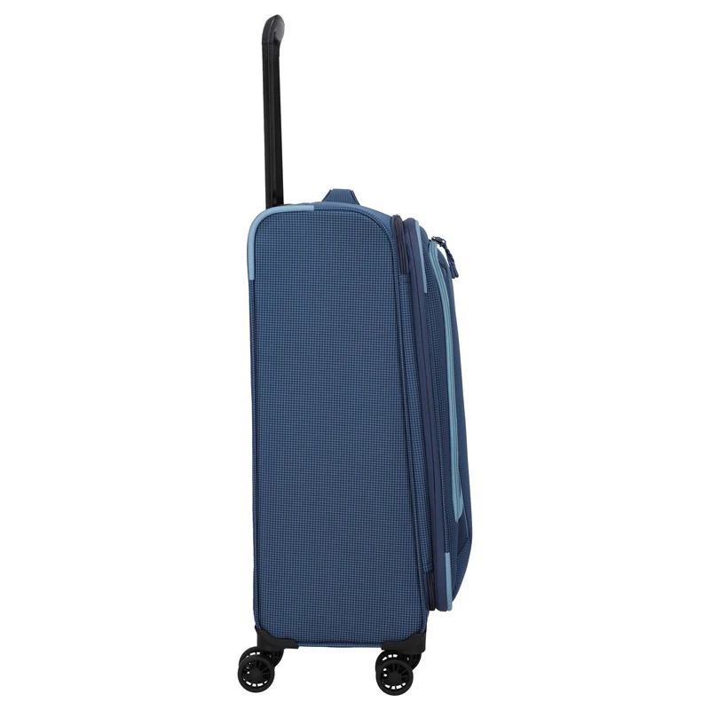 Travelite Corsiica - 4-Rollen-Trolley M 67 cm erw. (blue)