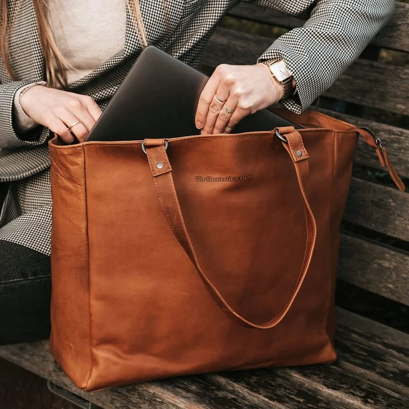 The Chesterfield Brand Berlin - Shopper 15.4" L Leder 28 cm (cognac)