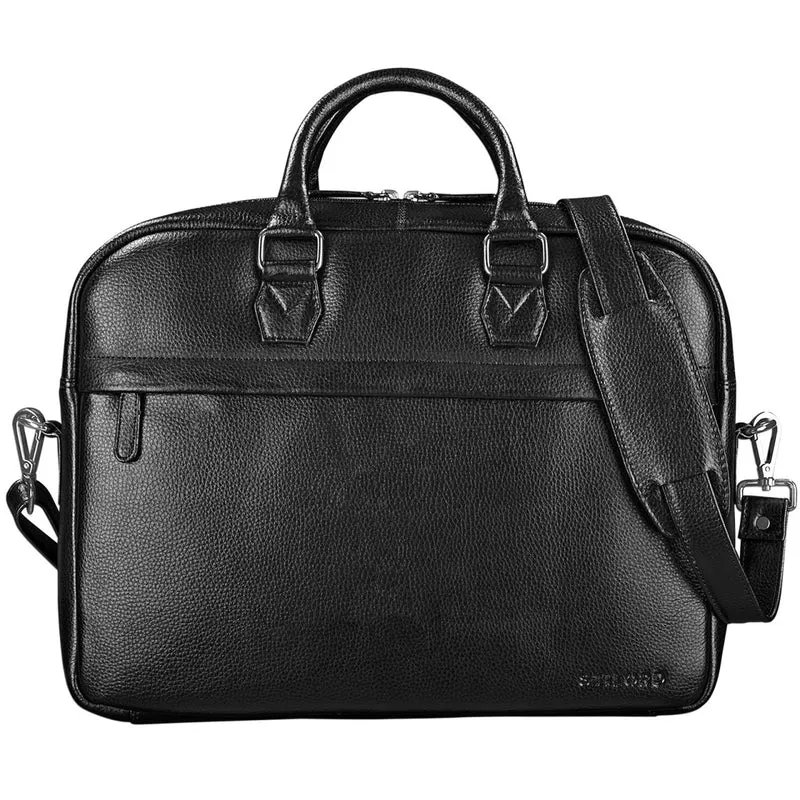 Businesstasche Leder Schwarz Groß