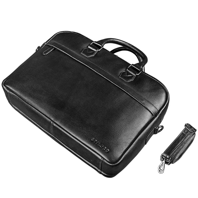 Businesstasche Leder Schwarz Groß