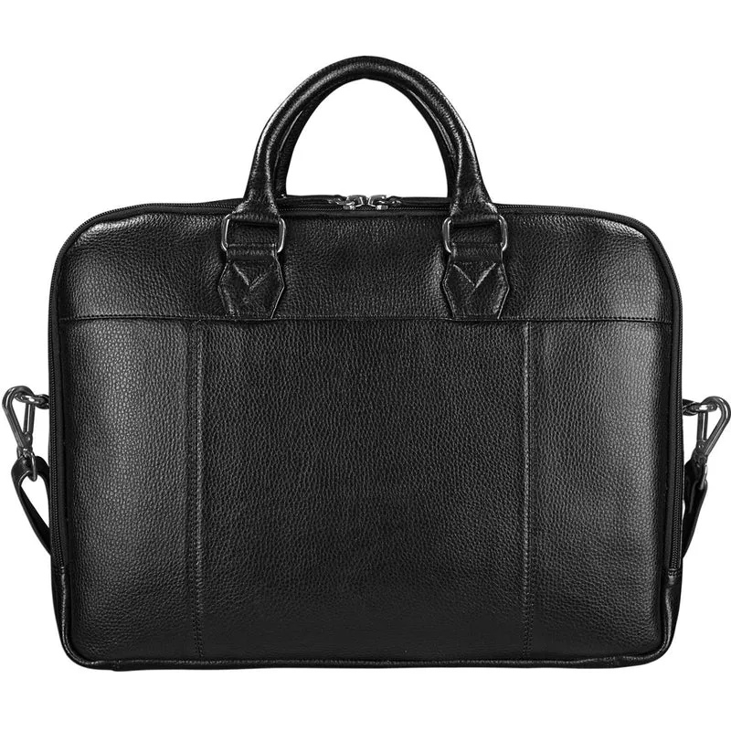 Businesstasche Leder Schwarz Groß
