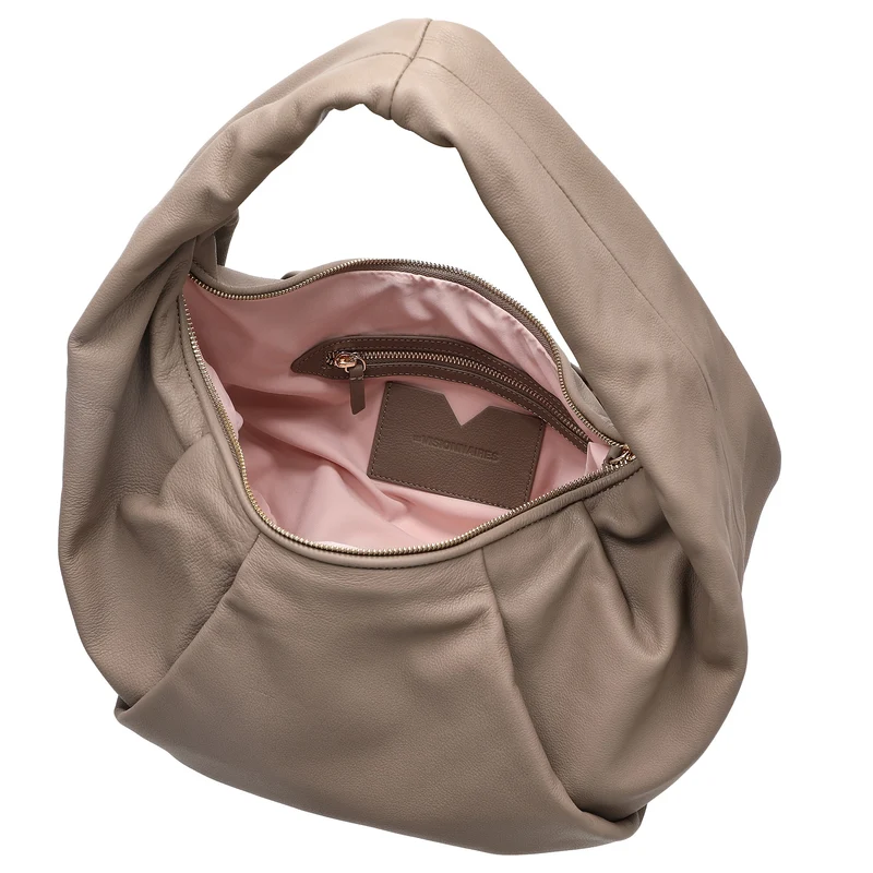 Les Visionnaires Greta Essential Soft Grainy - Henkeltasche 42 cm (cappuccino beige)