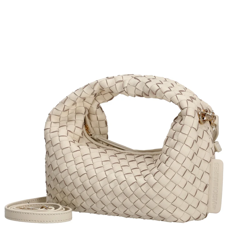 Les Visionnaires Greta Micro Weave Silky - Henkeltasche 20 cm (vanilla)