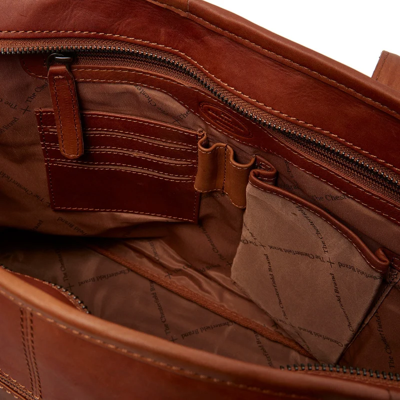 The Chesterfield Brand Monza - Shopper 14.1" 33 cm (cognac)