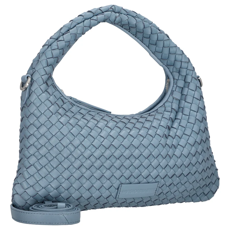 Les Visionnaires Sadie Weave Silky - Henkeltasche 37 cm (celeste)
