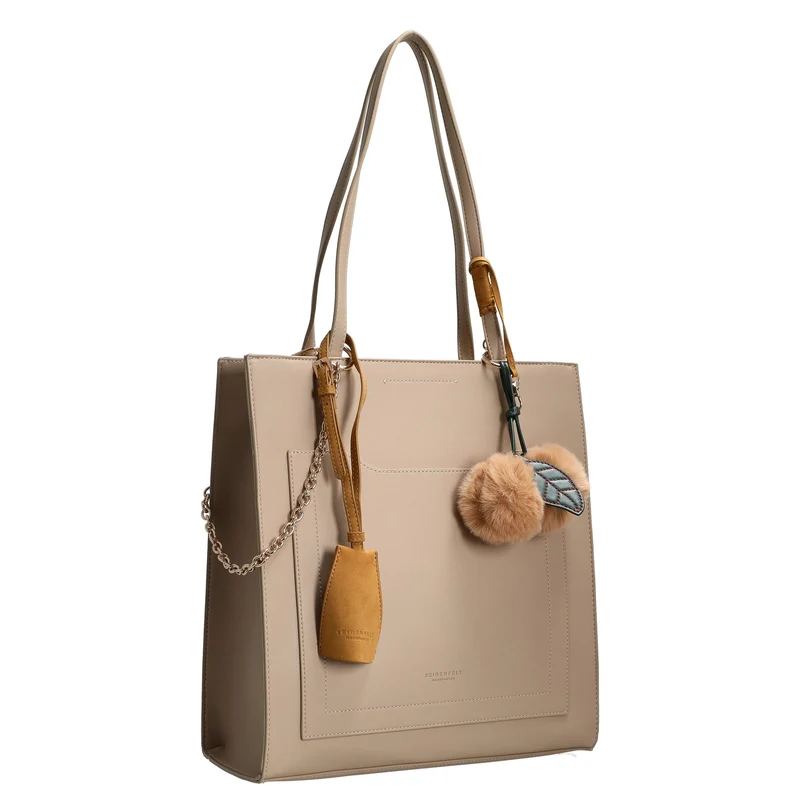 Seidenfelt Lyby - Shopper 34 cm (warm beige)