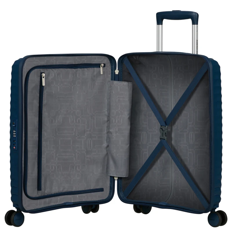 American Tourister Diablast - 4-Rollen-Kabinentrolley 55 cm (darkwave blue)