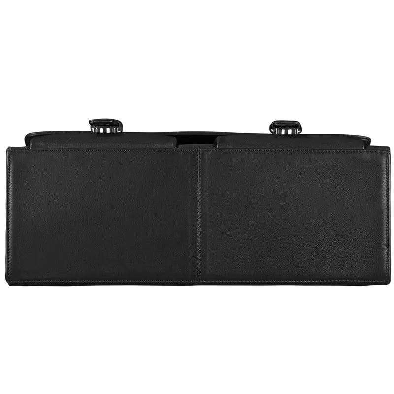 Aktentasche Leder Schwarz