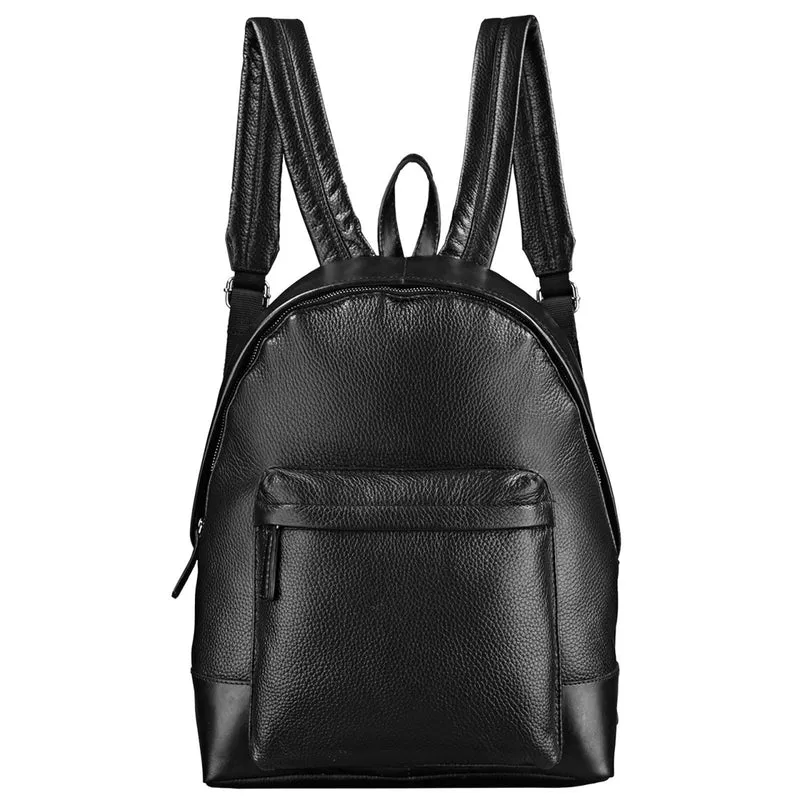 Rucksack Leder schwarz