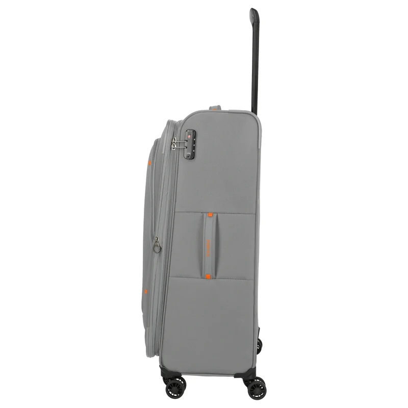 Travelite Umbria - 4-Rollen-Trolley-Set 3 tlg. erw. (smoky grey)