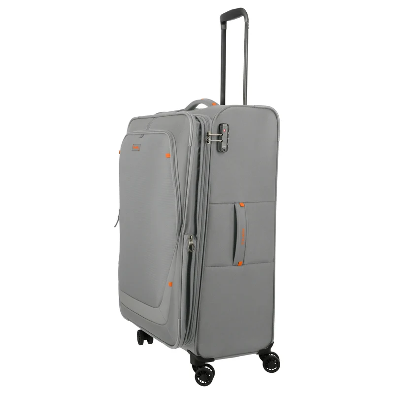 Travelite Umbria - 4-Rollen-Trolley-Set 3 tlg. erw. (smoky grey)