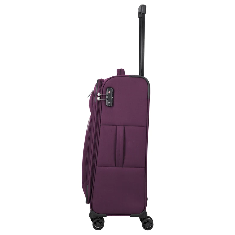 Travelite Priego - 4-Rollen-Trolley 66 cm (berry)