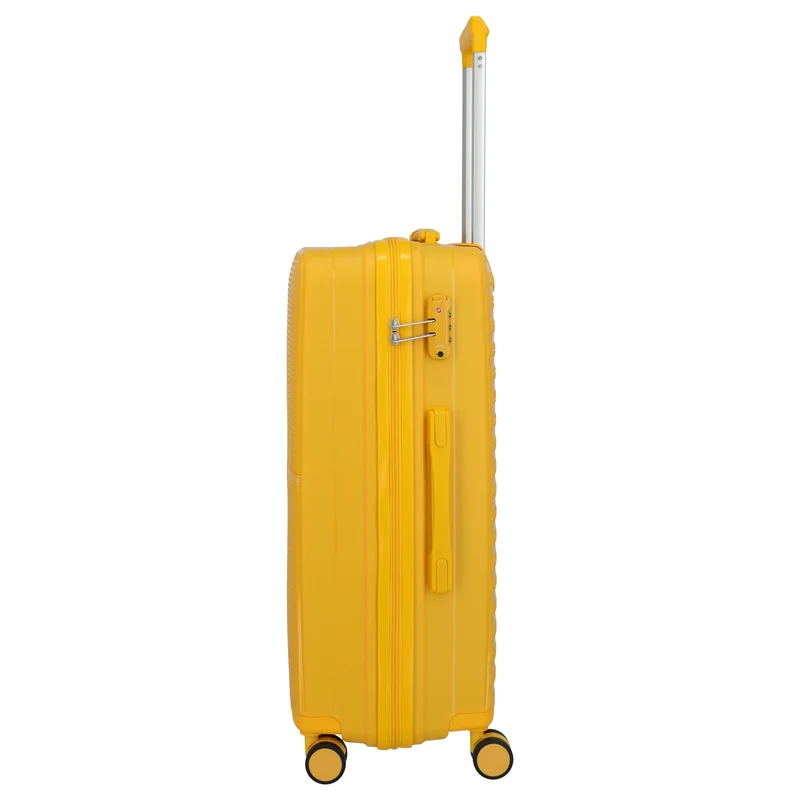 Travelite Pacific - 4-Rollen-Trolley 67 cm (yellow)