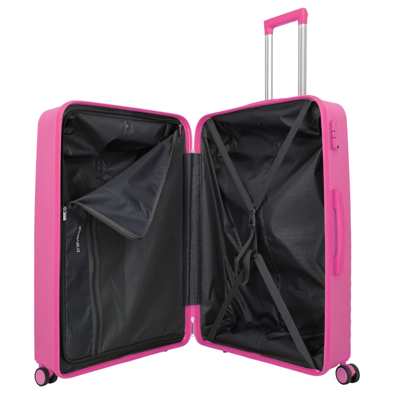 Travelite Pacific - 4-Rollen-Trolley 78 cm (pink)