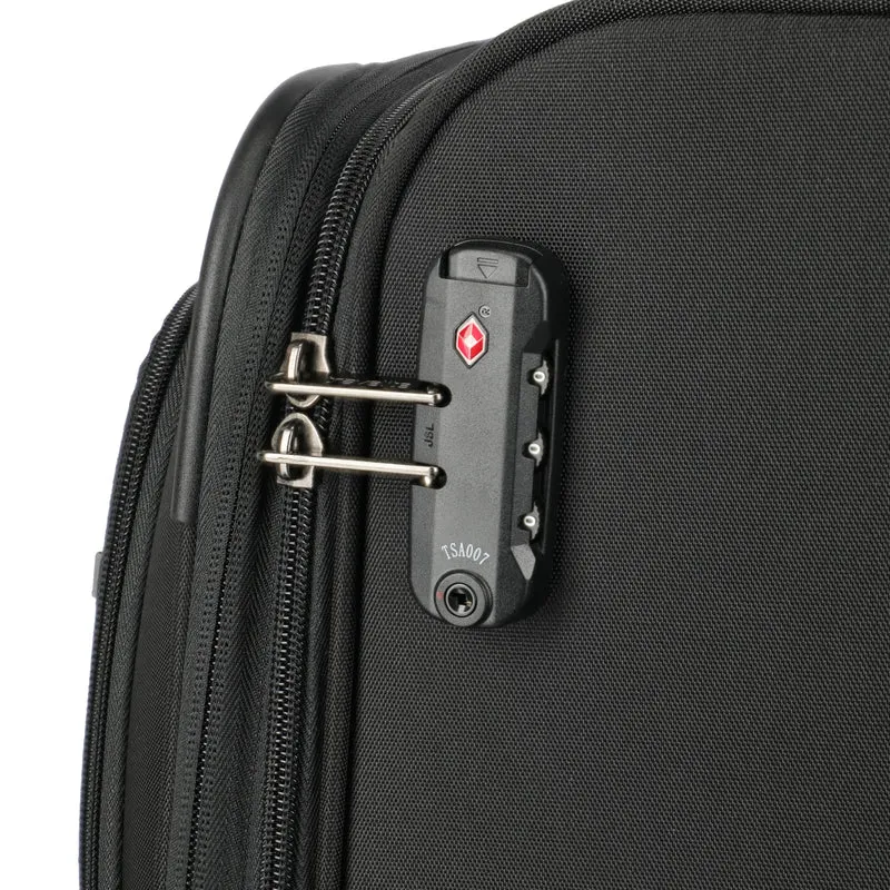 Travelite Umbria - 4-Rollen-Trolley-Set 3 tlg. (schwarz)