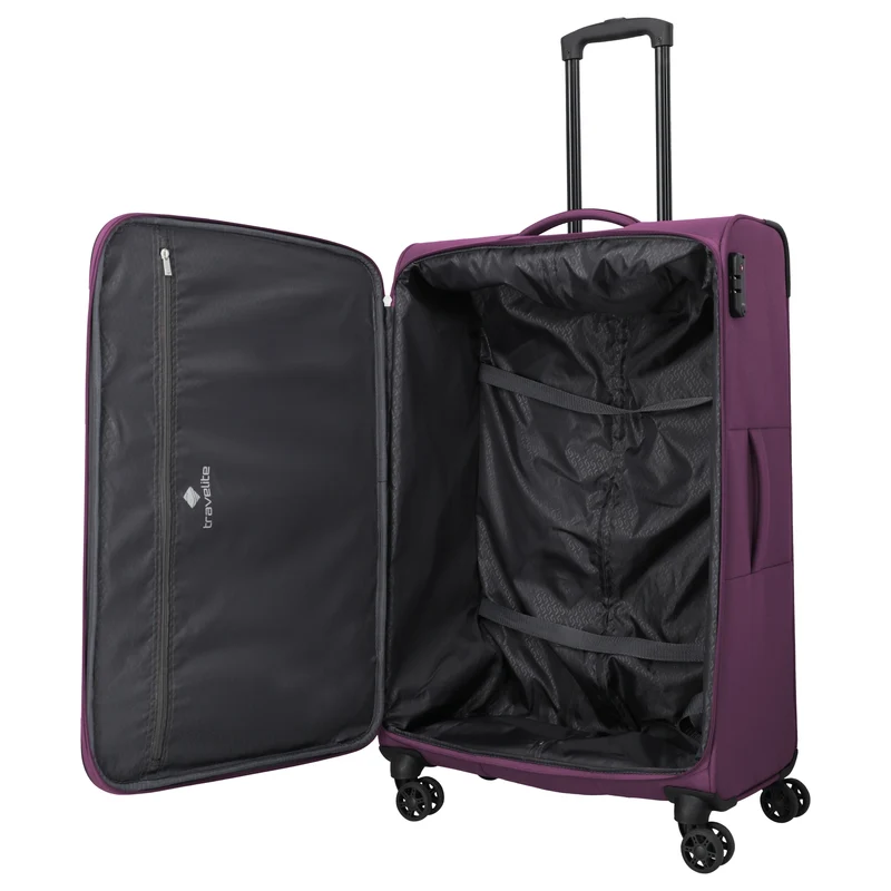 Travelite Priego - 4-Rollen-Trolley 77 cm (berry)
