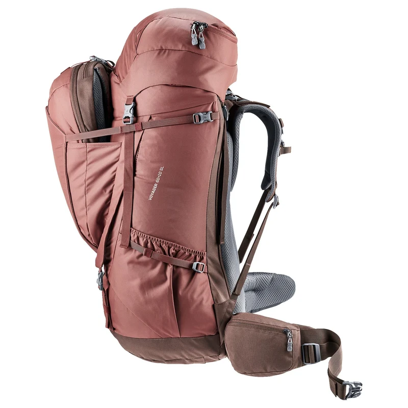 Deuter Voyager 60+10 SL - Women's Reiserucksack 13" 80 cm (caspia-raisin)