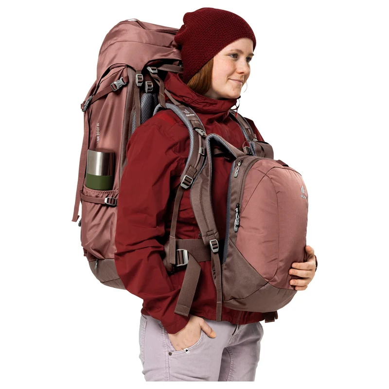 Deuter Voyager 60+10 SL - Women's Reiserucksack 13" 80 cm (caspia-raisin)