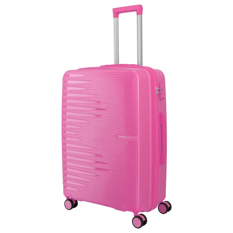 Travelite Pacific - 4-Rollen-Trolley 67 cm (pink)