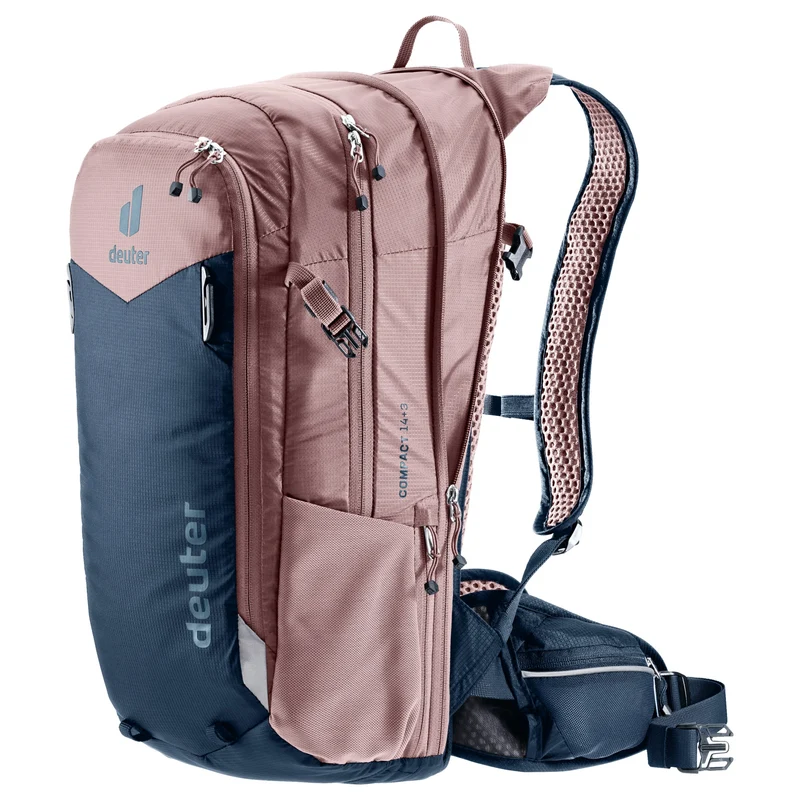 Deuter Compact 14+3 - Fahrradrucksack 48 cm (ink-ashrose)
