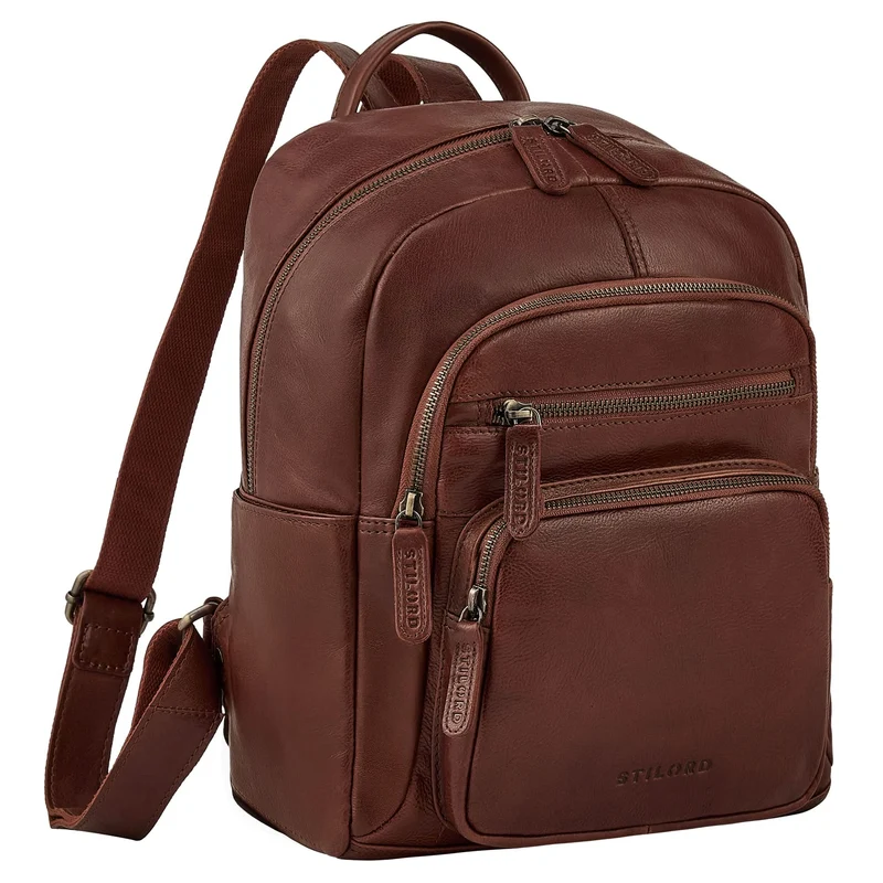 "Smilla" Kleiner Echtleder Cityrucksack für Damen 13 Zoll