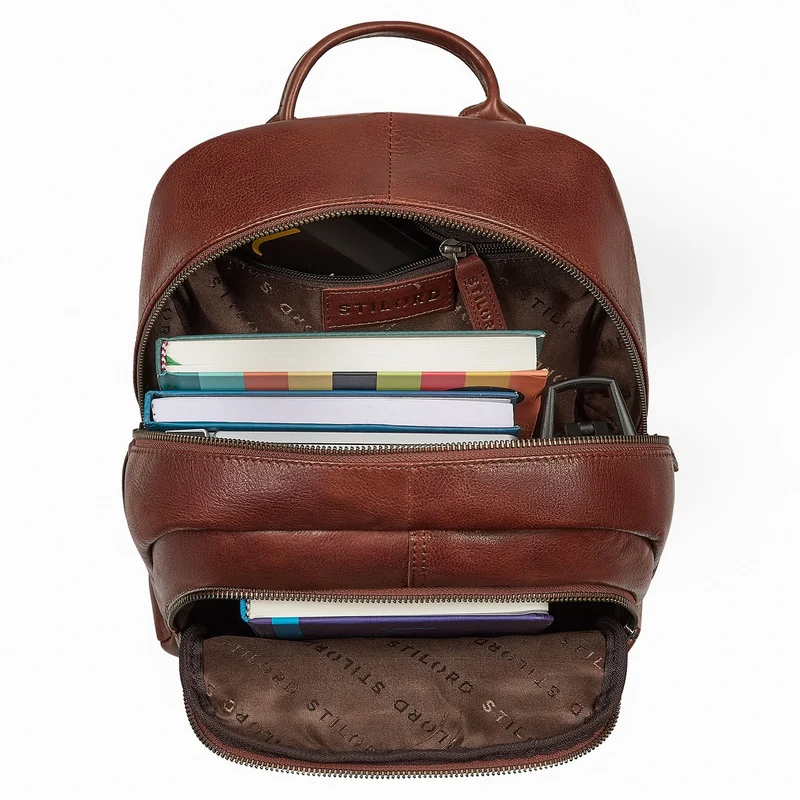 "Smilla" Kleiner Echtleder Cityrucksack für Damen 13 Zoll