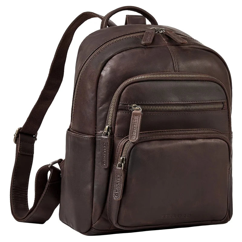 "Smilla" Kleiner Echtleder Cityrucksack für Damen 13 Zoll