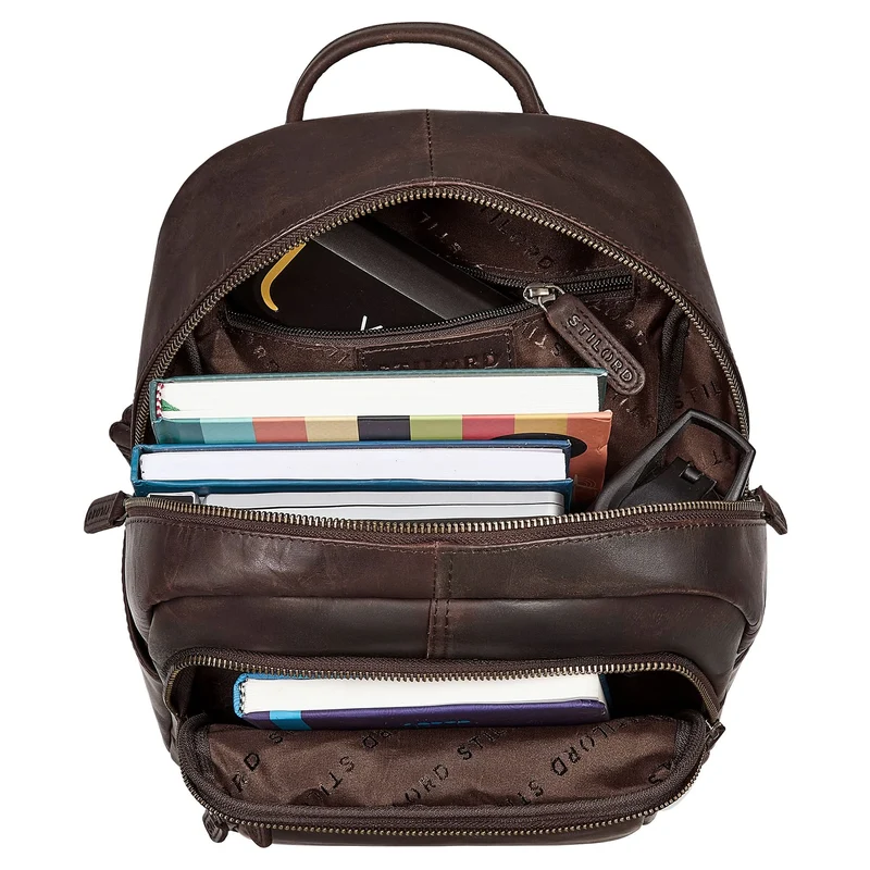 "Smilla" Kleiner Echtleder Cityrucksack für Damen 13 Zoll