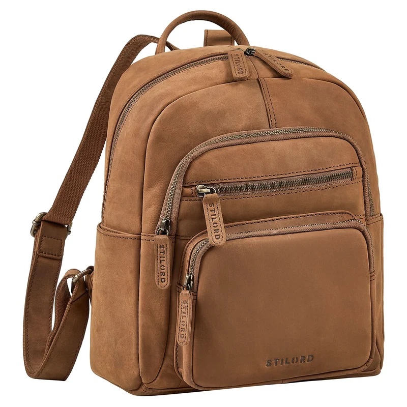 "Smilla" Kleiner Echtleder Cityrucksack für Damen 13 Zoll